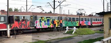 Graffiti Train - Photo by polandtrains