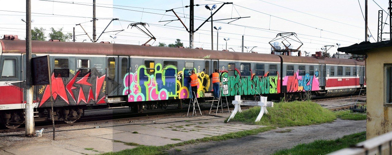 Graffiti Train - Photo by polandtrains