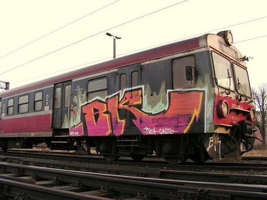 Graffiti Train - Photo by polandtrains