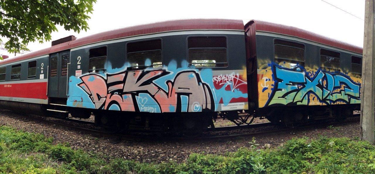Graffiti Train - Photo by polandtrains