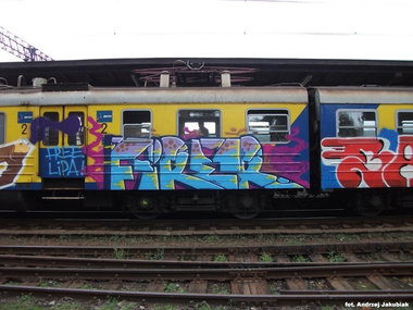 Graffiti Train - Photo by polandtrains