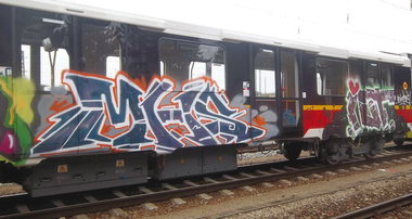 Graffiti Train - Photo by polandtrains