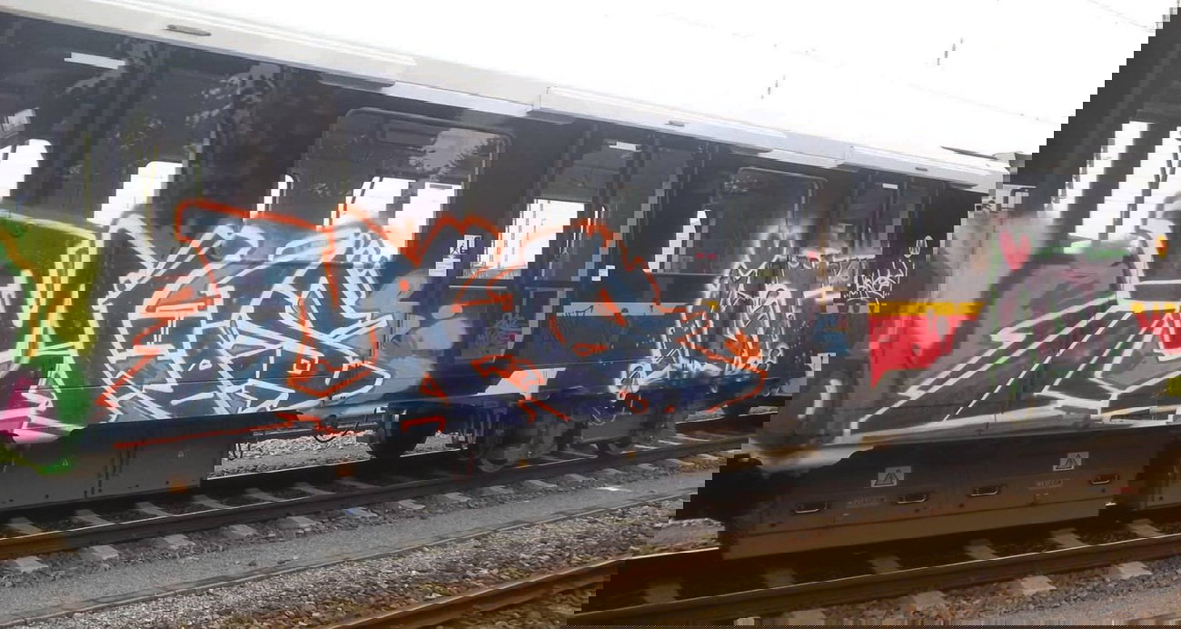 Graffiti Train - Photo by polandtrains
