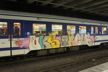 Graffiti Train - Photo by polandtrains