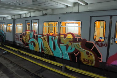 Graffiti Train - Photo by polandtrains