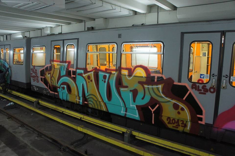 Graffiti Train - Photo by polandtrains