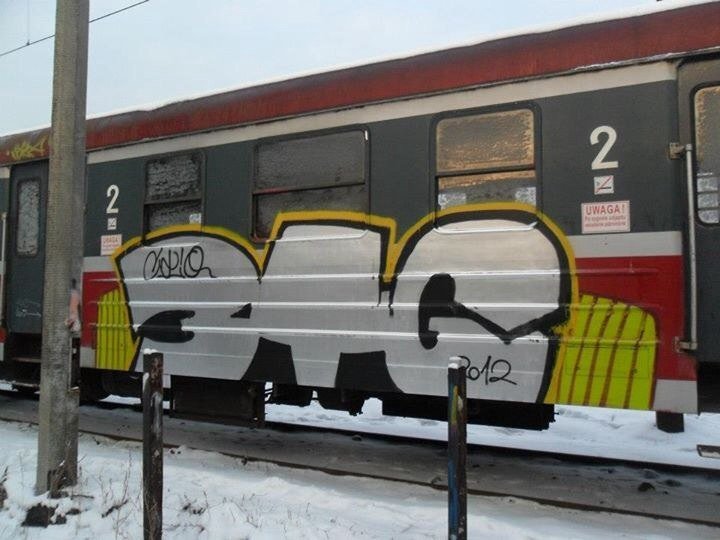 Graffiti Train - Photo by polandtrains