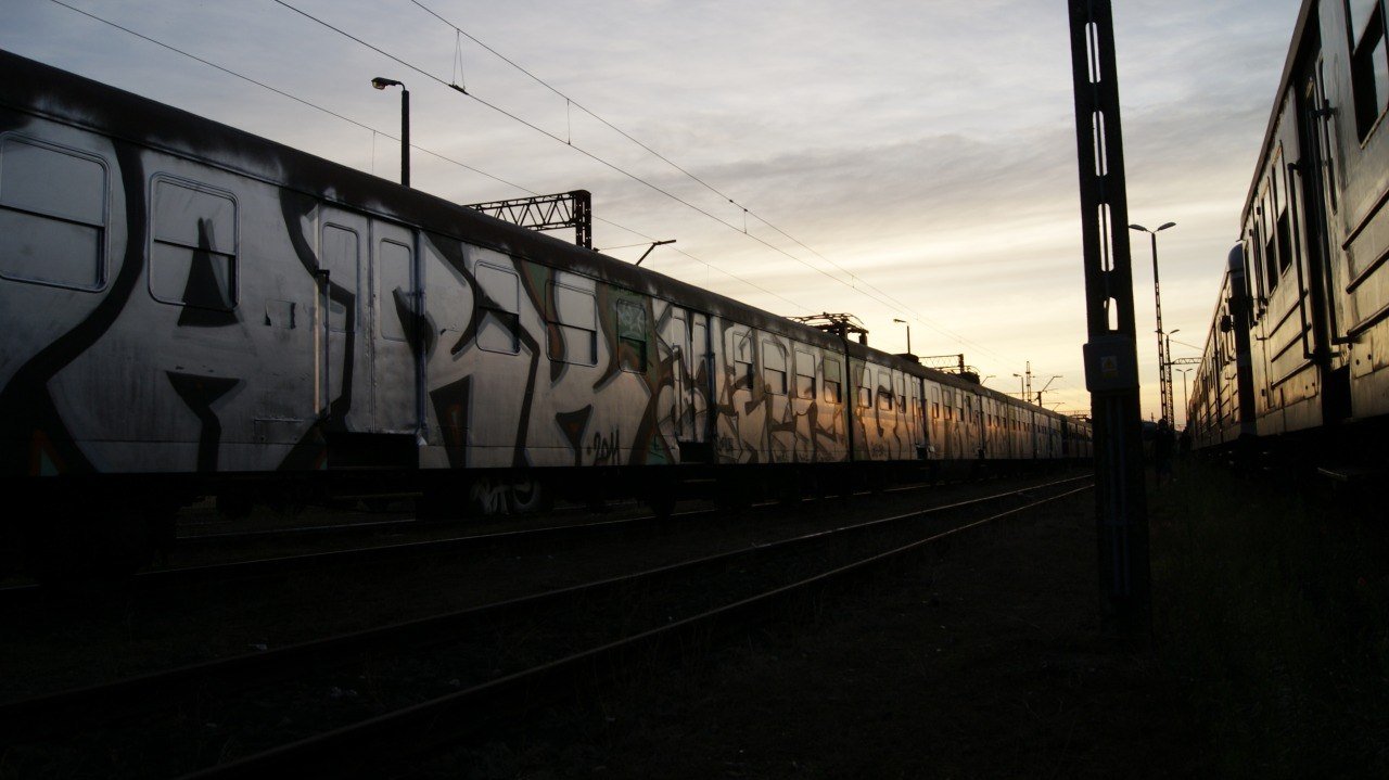 Graffiti Train - Photo by polandtrains