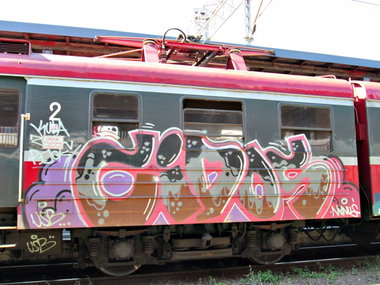 Graffiti Train - Photo by polandtrains