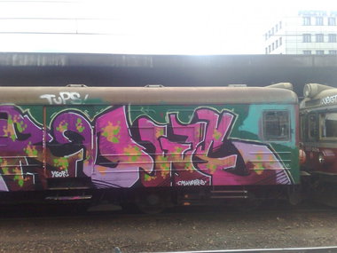 Graffiti Train - Photo by polandtrains