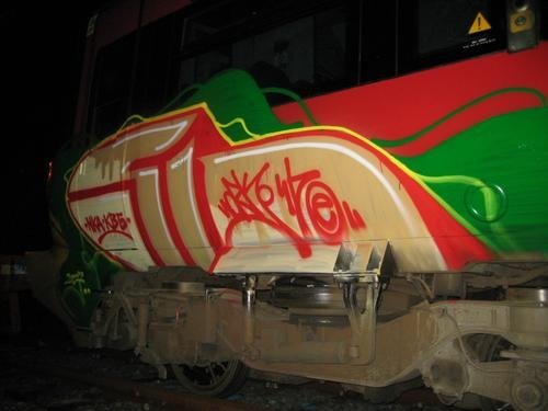 Graffiti Wall - Photo by polandtrains