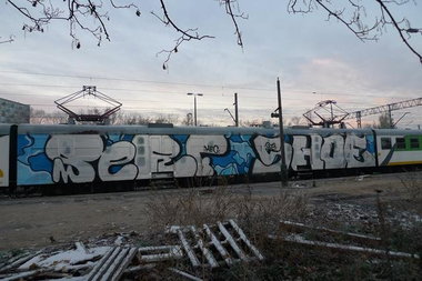 Graffiti Train - Photo by polandtrains