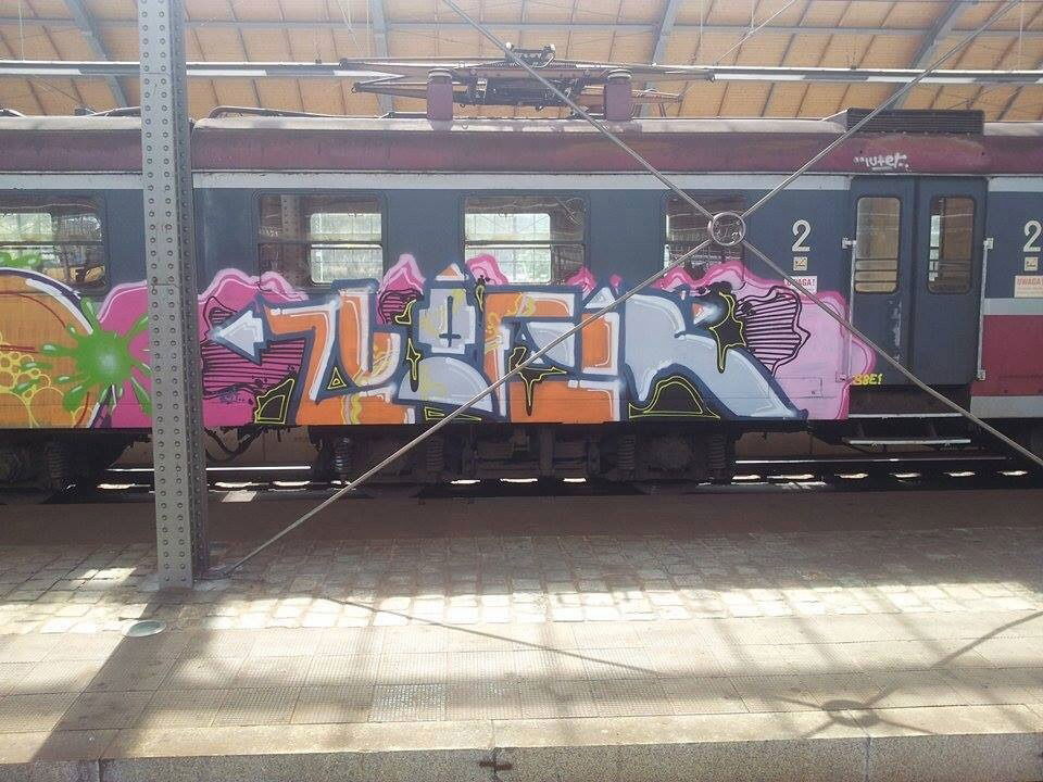 Graffiti Train - Photo by polandtrains