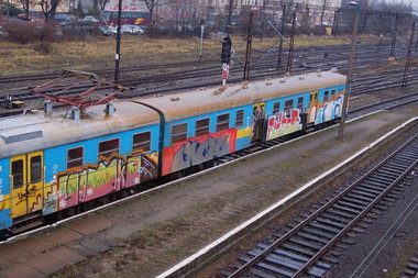 Graffiti Train - Photo by polandtrains