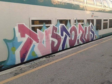 Graffiti Train - Photo by polandtrains