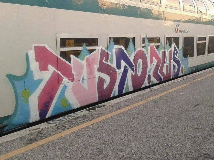 Graffiti Train - Photo by polandtrains