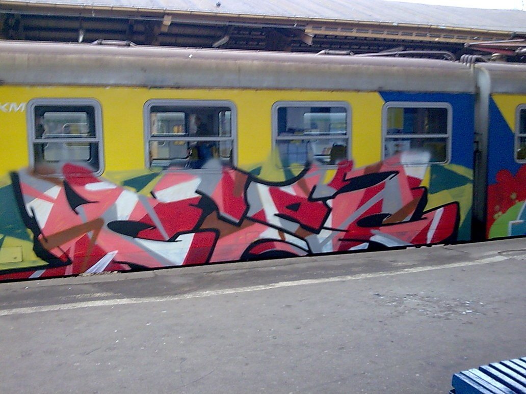 Graffiti Train - Photo by polandtrains