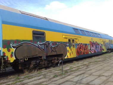 Graffiti Wall - Photo by polandtrains