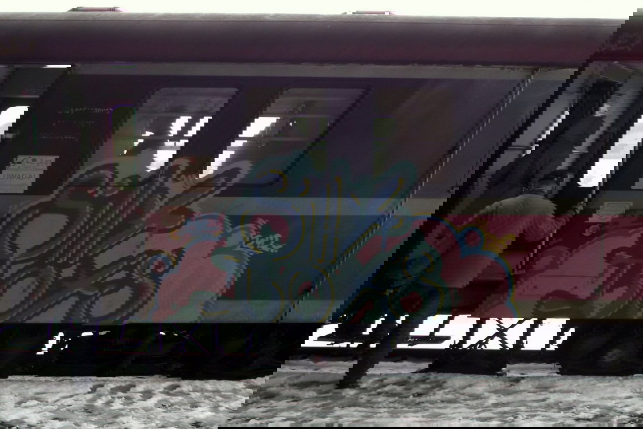 Graffiti Train - Photo by polandtrains