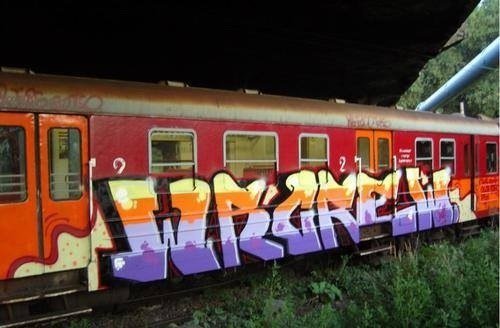 Graffiti Train - Photo by polandtrains