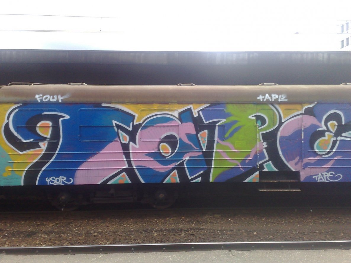 Graffiti Train - Photo by polandtrains
