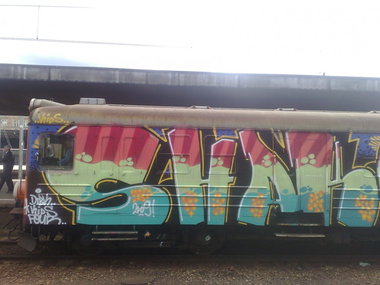 Graffiti Train - Photo by polandtrains