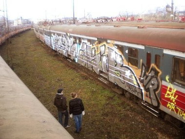 Graffiti Train - Photo by polandtrains