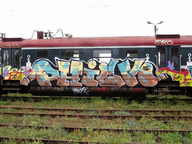 Graffiti Train - Photo by polandtrains