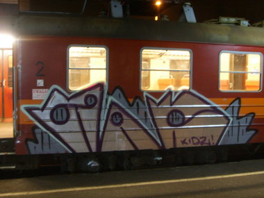 Graffiti Train - Photo by polandtrains