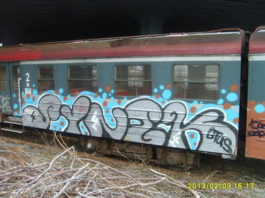 Graffiti Train - Photo by polandtrains