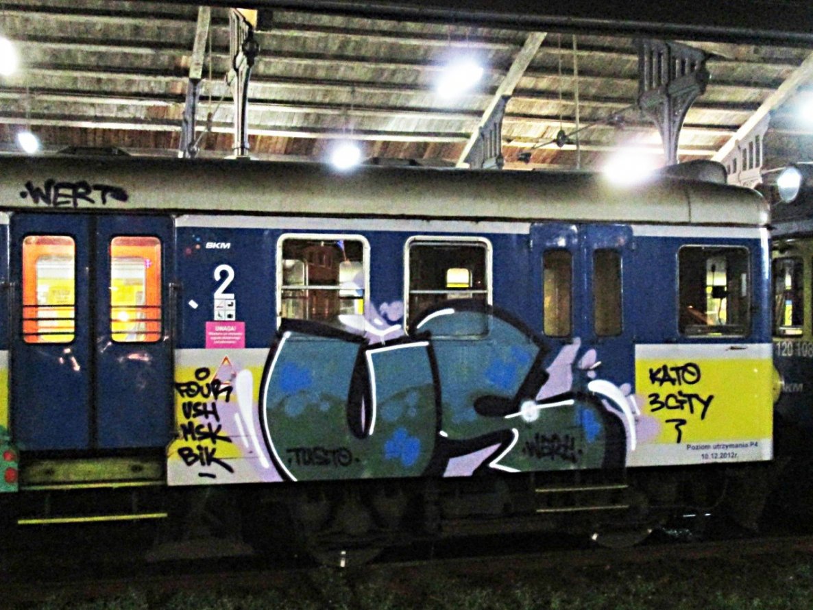 Graffiti Train - Photo by polandtrains