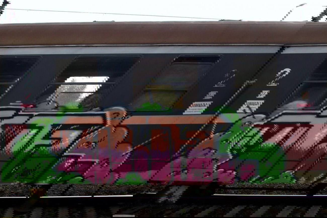 Graffiti Train - Photo by polandtrains