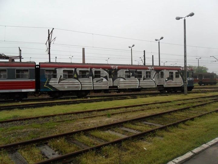 Graffiti Train - Photo by polandtrains