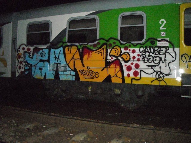 Graffiti Train - Photo by polandtrains