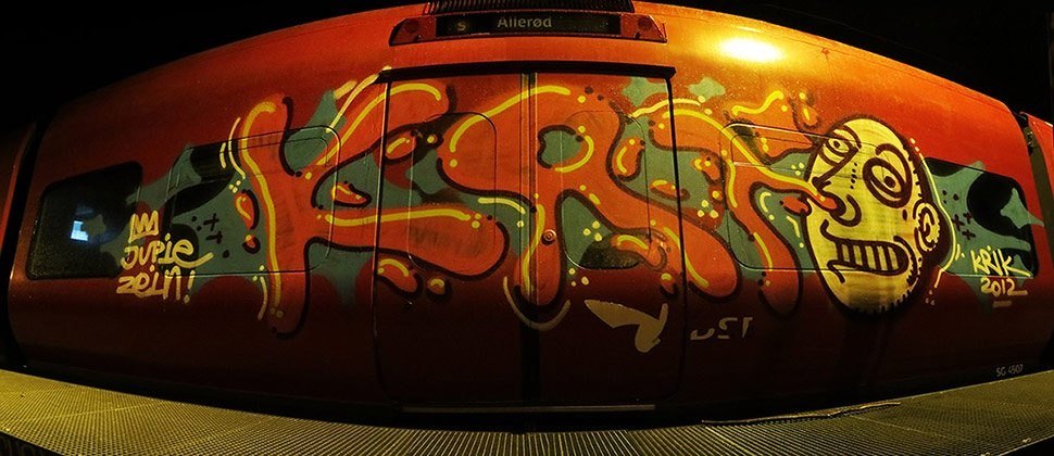 Graffiti Train - Photo by polandtrains