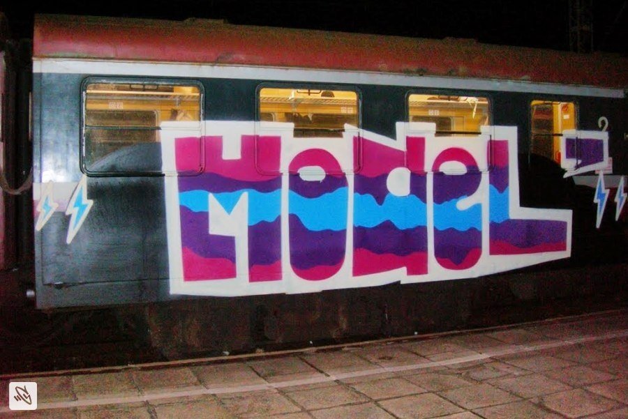 Graffiti Train - Photo by polandtrains