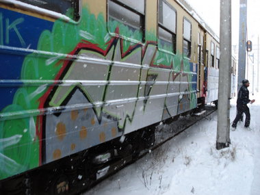 Graffiti Train - Photo by polandtrains