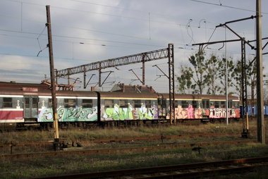 Graffiti Train - Photo by polandtrains