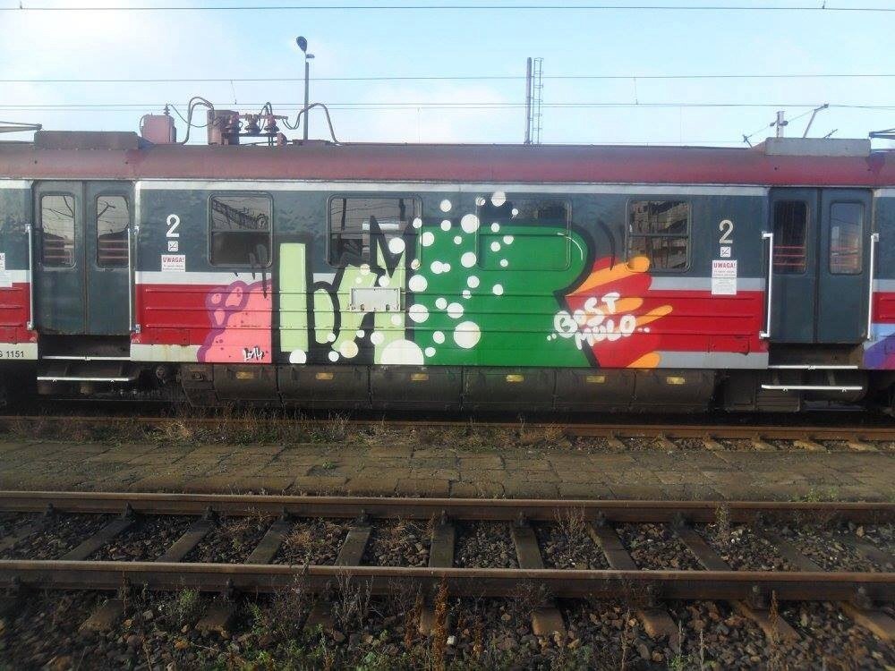 Graffiti Train - Photo by polandtrains