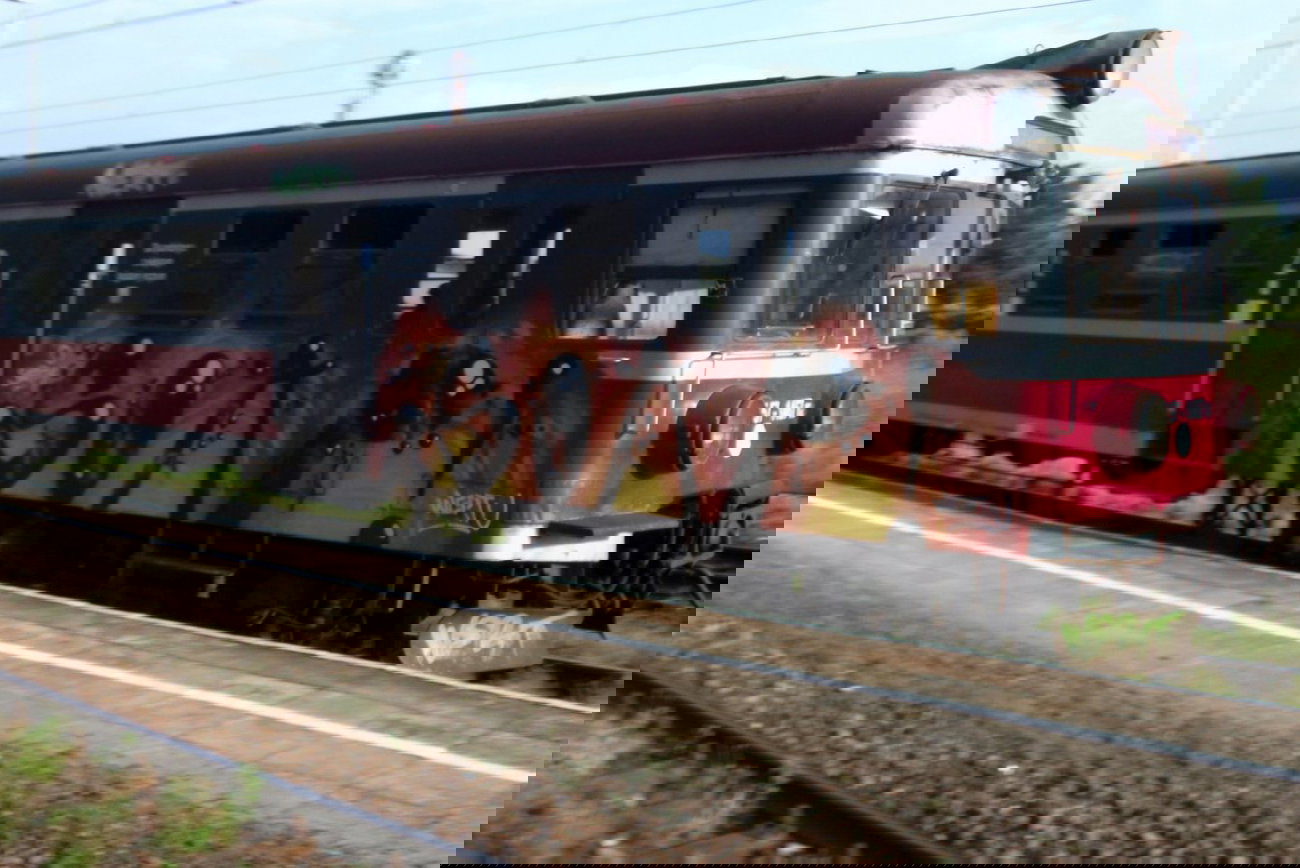 Graffiti Train - Photo by polandtrains