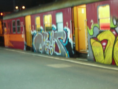 Graffiti Train - Photo by polandtrains