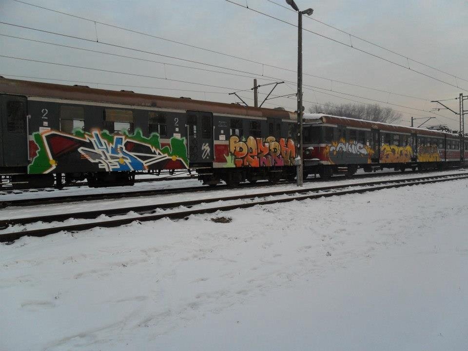 Graffiti Train - Photo by polandtrains