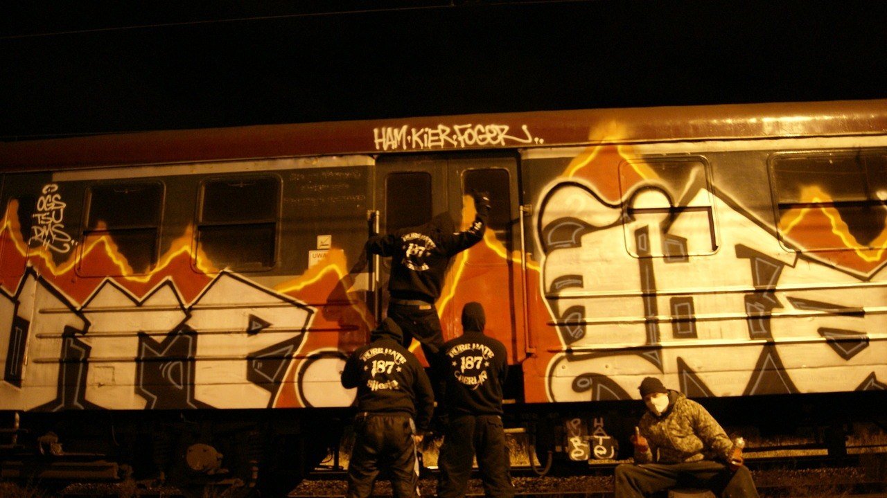 Graffiti Train - Photo by polandtrains