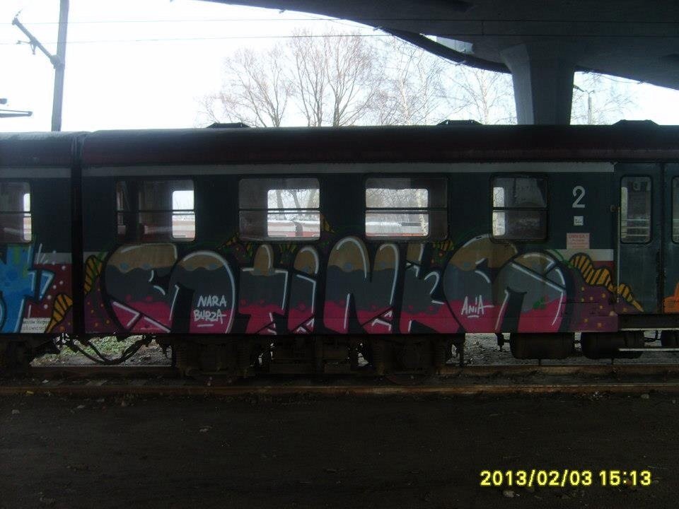 Graffiti Train - Photo by polandtrains