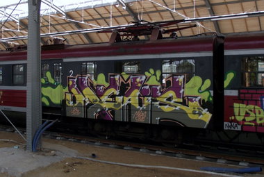 Graffiti Train - Photo by polandtrains