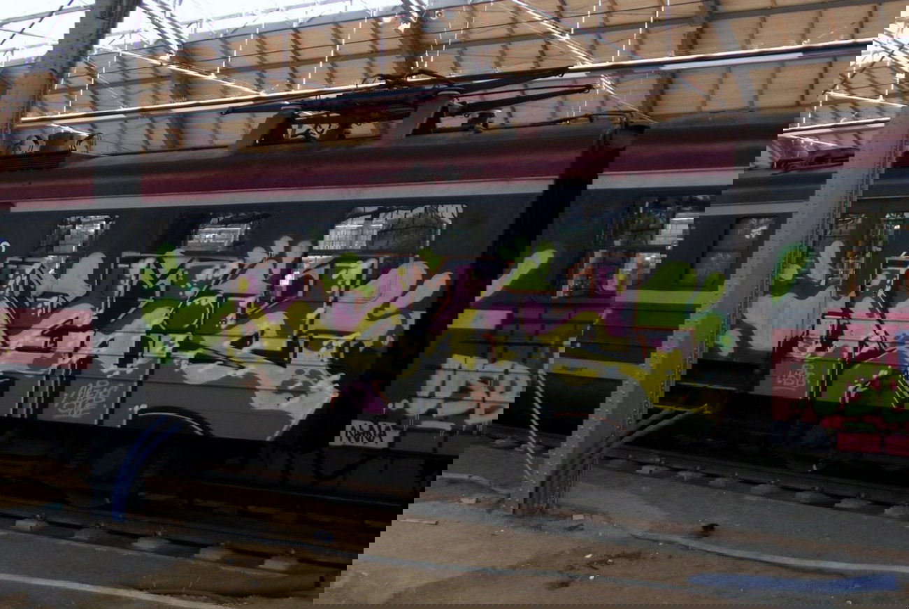 Graffiti Train - Photo by polandtrains