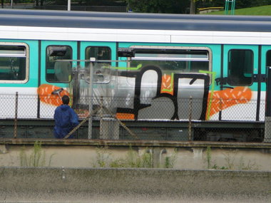 Graffiti Train - Photo by polandtrains