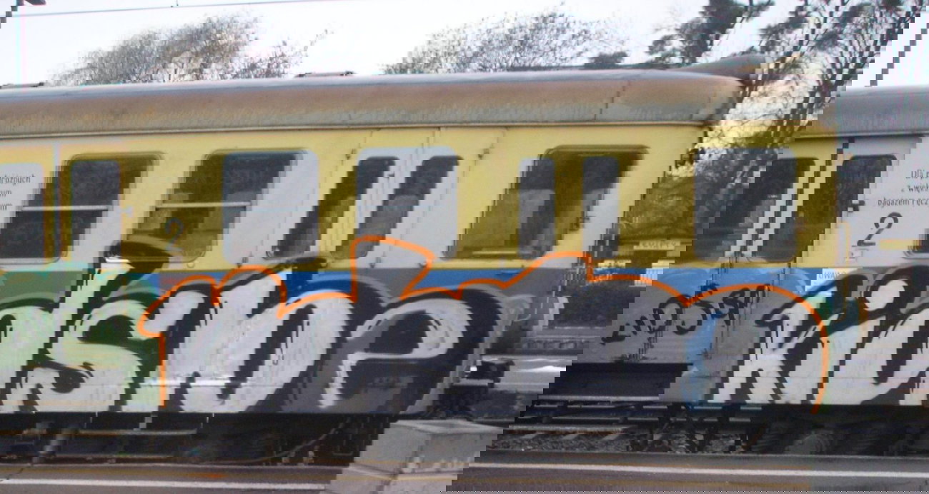 Graffiti Train - Photo by polandtrains