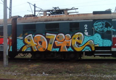 Graffiti Train - Photo by polandtrains