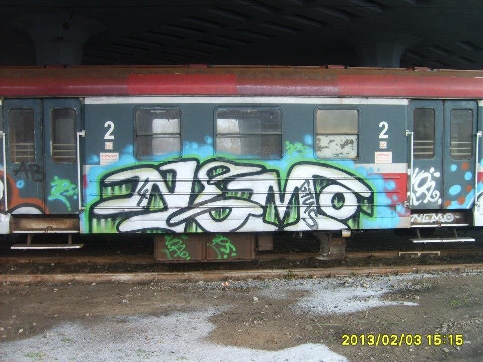 Graffiti Train - Photo by polandtrains